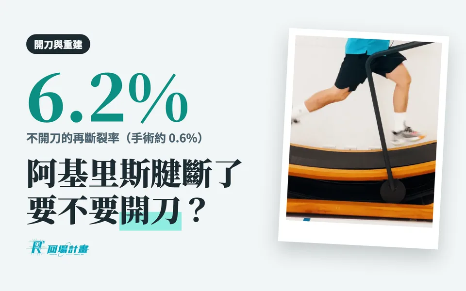 阿基里斯腱斷裂要開刀嗎?